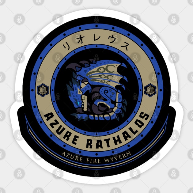 AZURE RATHALOS - LIMITED EDITION Sticker by Exion Crew